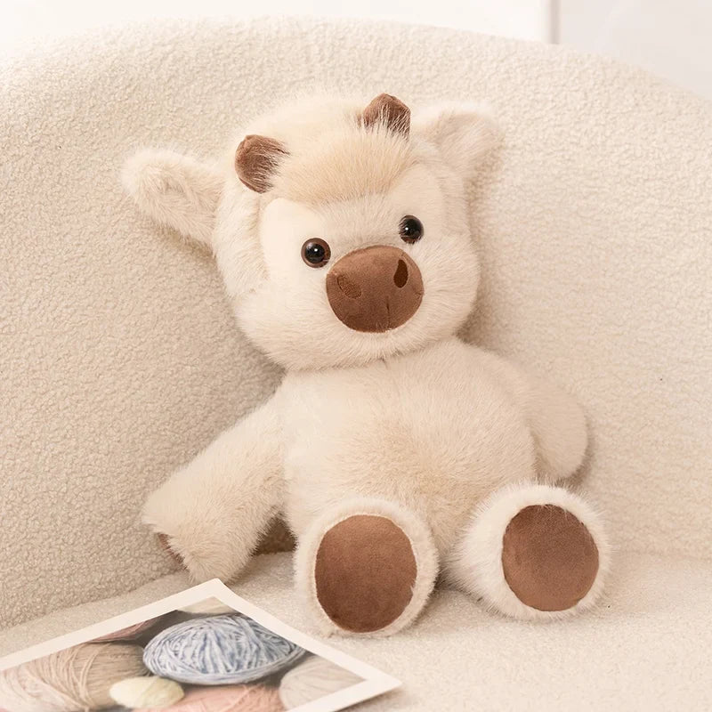 Cuddly Highland Cow Companion