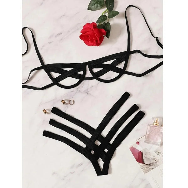 Elegant Cage Lingerie Set