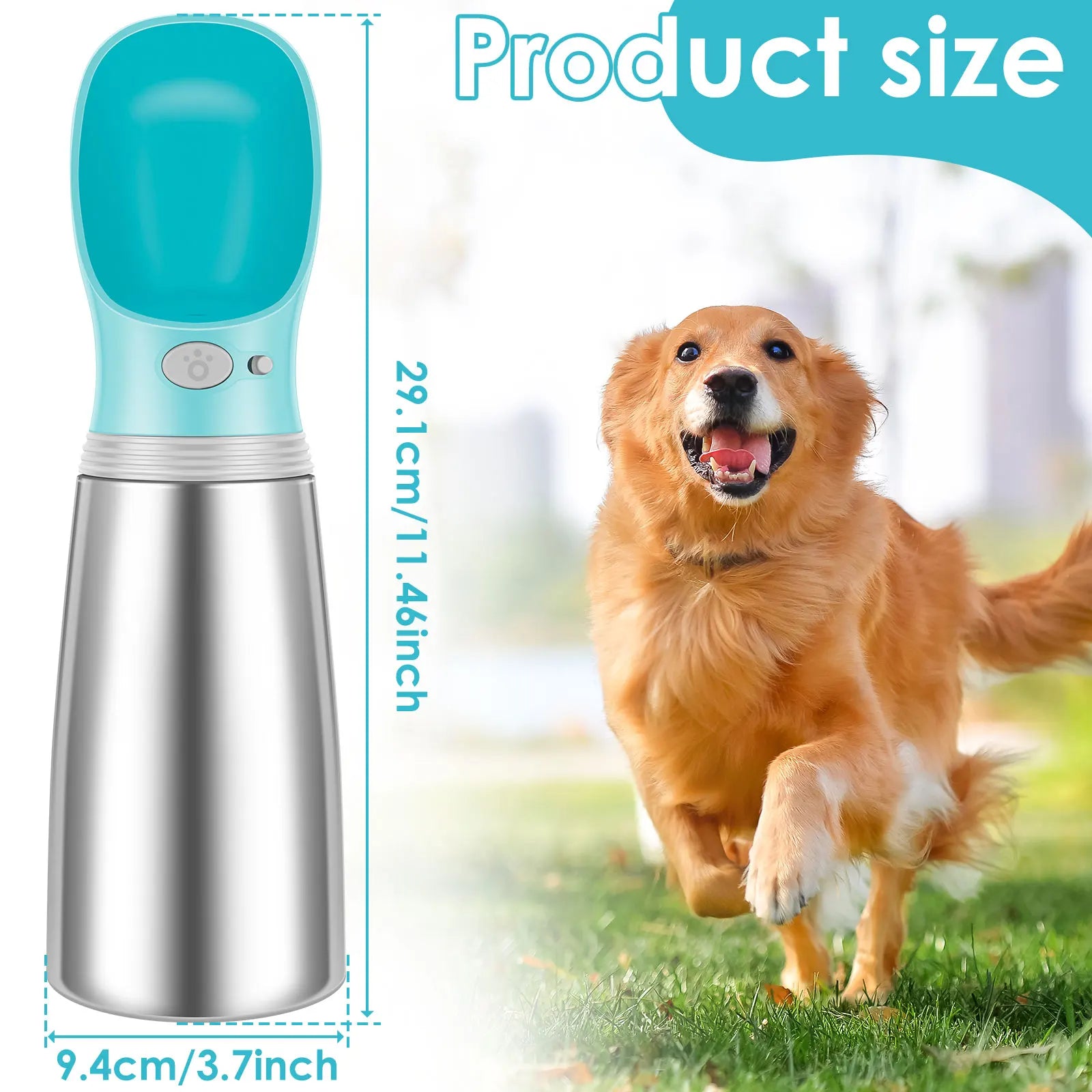 Dog Water Bottles Portable Pet Dogs Cats Water Dispenser Leak Proof Drinking Container Large Capacity Pet Water Supplies