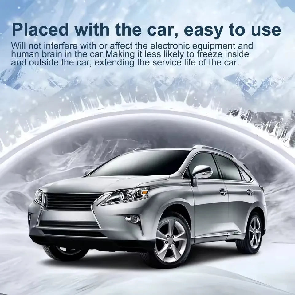 Anti Frost Car, Car Interference Anti-Frost Device, Electromagnetic Molecular Interference Antifreeze Snow Removal Tool, Windscr