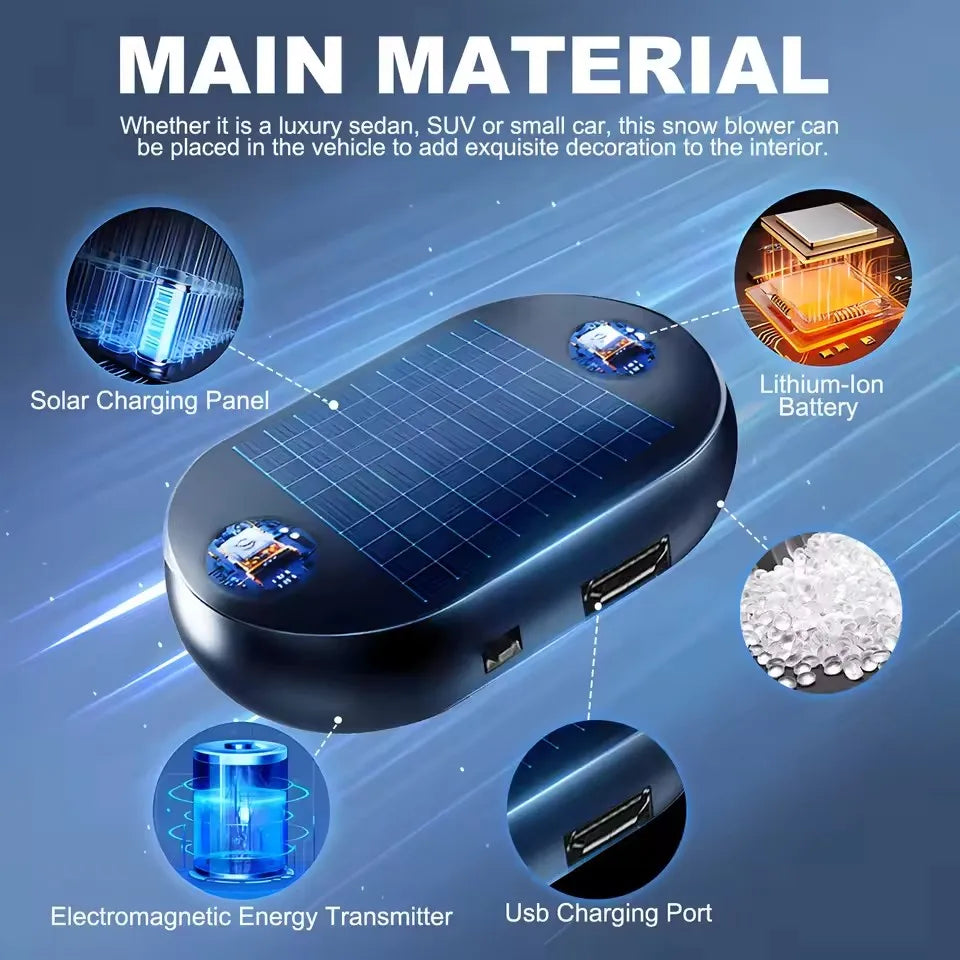 Anti Frost Car, Car Interference Anti-Frost Device, Electromagnetic Molecular Interference Antifreeze Snow Removal Tool, Windscr