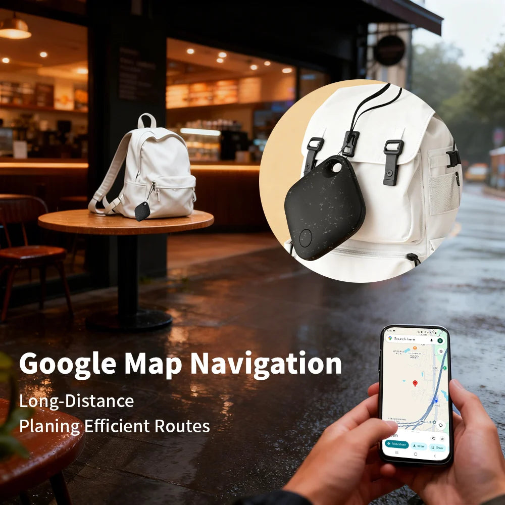 4-pcs Android Tracker Eco Friendly Portable Anti-lost Device For Google's Find Hub Keys Finder Smart Tag for Pixel Xiaomi GMS