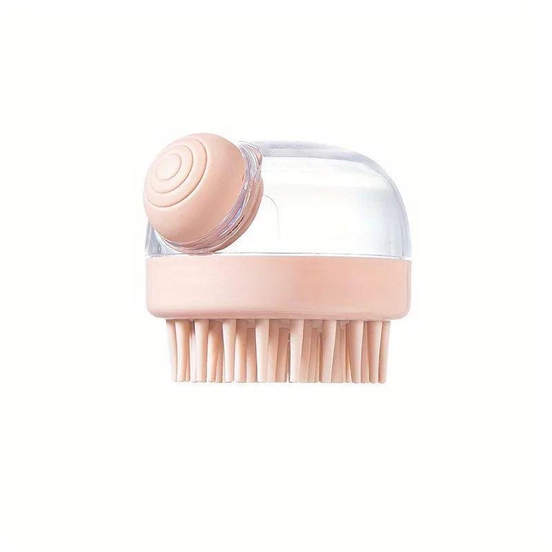 1Pc Hair washing comb liquid shampoo brush head cleaning massage tool pet bathing head scratcher