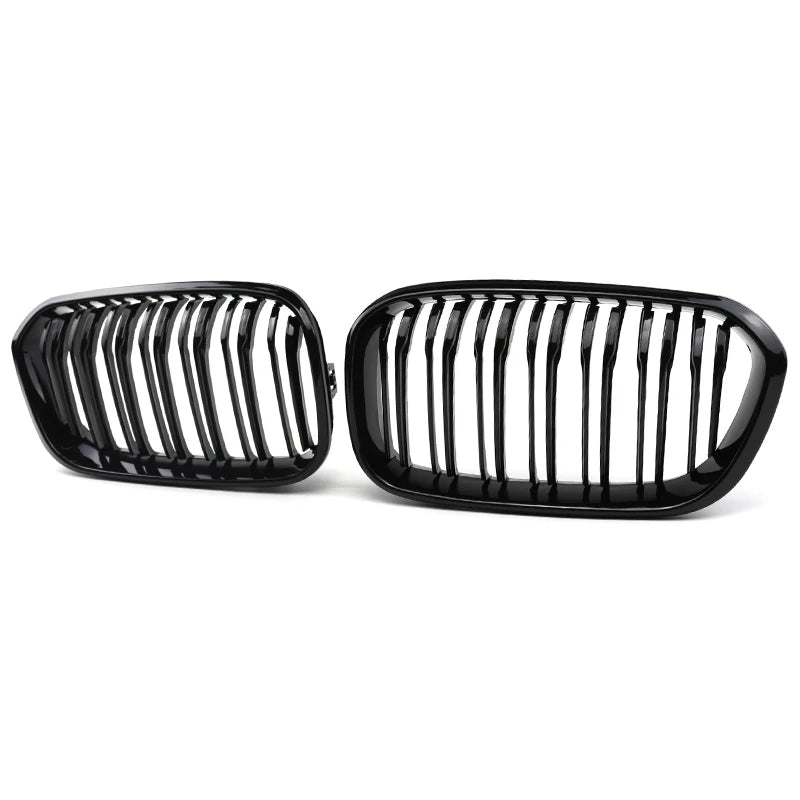 Front Bumper Racing Radiator Mesh Grill For BMW 1 Series F20 F21 Facelift 2015-2019 Year Gloss Matte Black M Color Carbon Print