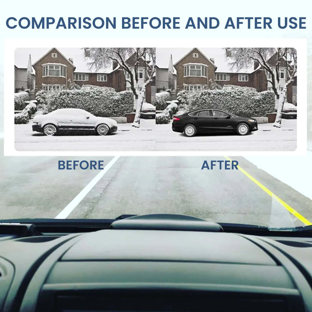 Car Solar Electromagnetic Molecular Interference Antifreeze Device Snow Removal Instrument Windshield Deicer Defog Winter