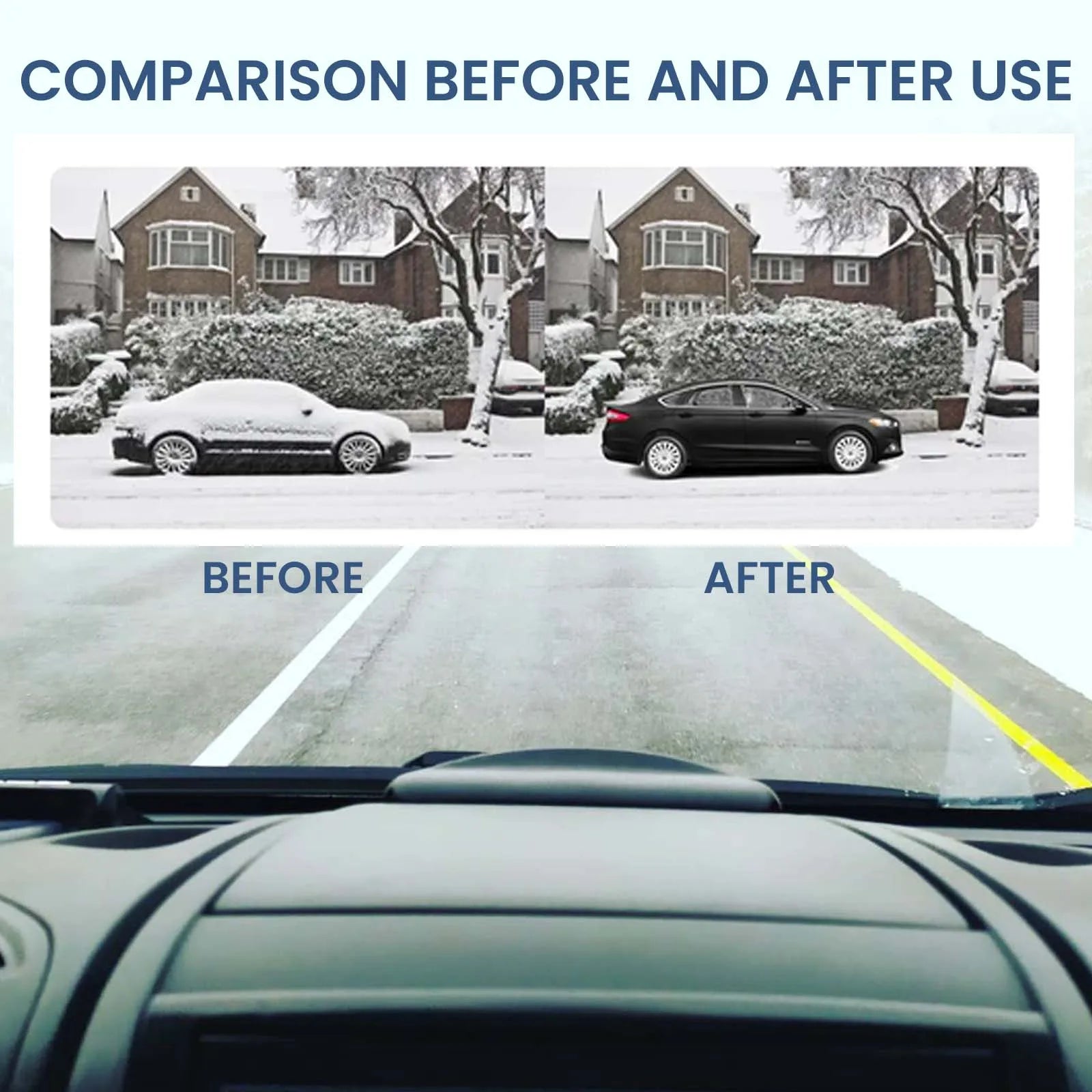 Car Solar Electromagnetic Molecular Interference Antifreeze Device Snow Removal Instrument Windshield Deicer Defog Winter