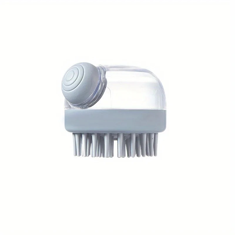 1Pc Hair washing comb liquid shampoo brush head cleaning massage tool pet bathing head scratcher