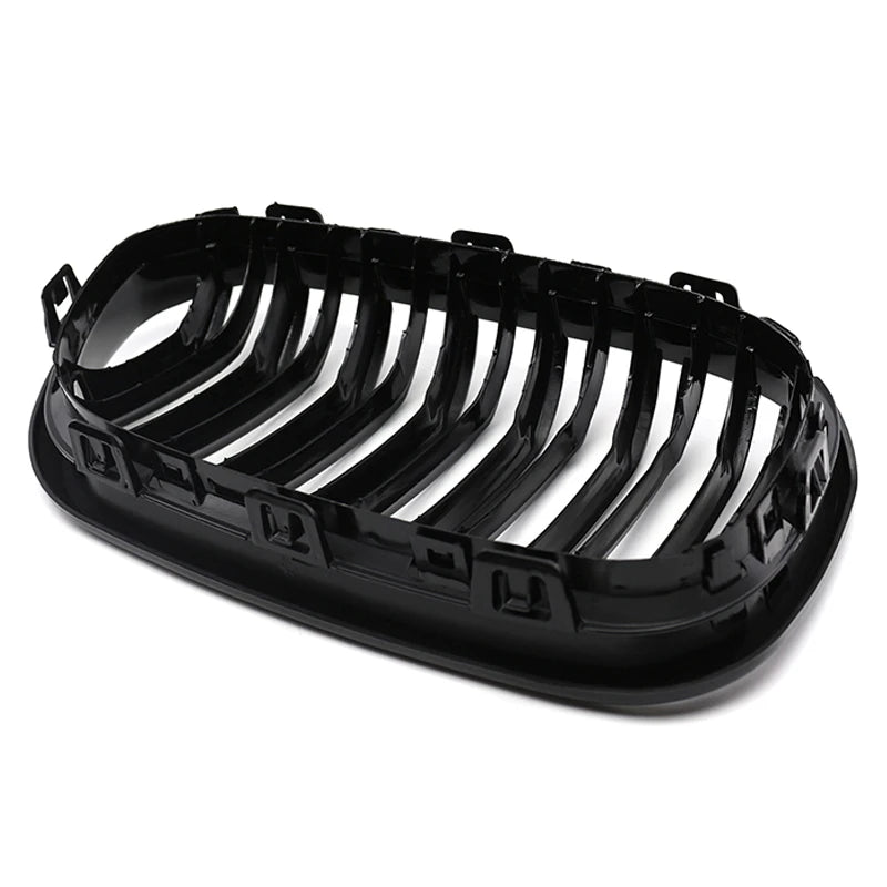 Front Bumper Racing Radiator Mesh Grill For BMW 1 Series F20 F21 Facelift 2015-2019 Year Gloss Matte Black M Color Carbon Print