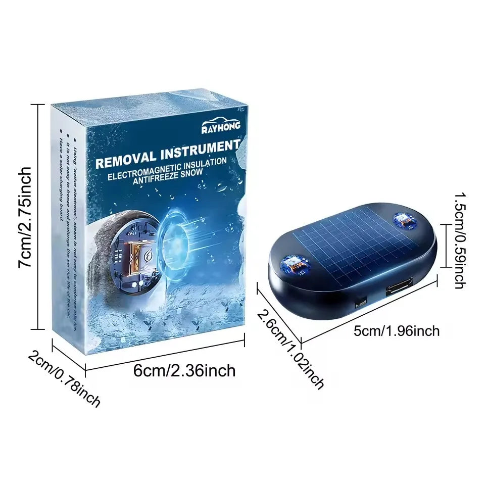 Anti Frost Car, Car Interference Anti-Frost Device, Electromagnetic Molecular Interference Antifreeze Snow Removal Tool, Windscr