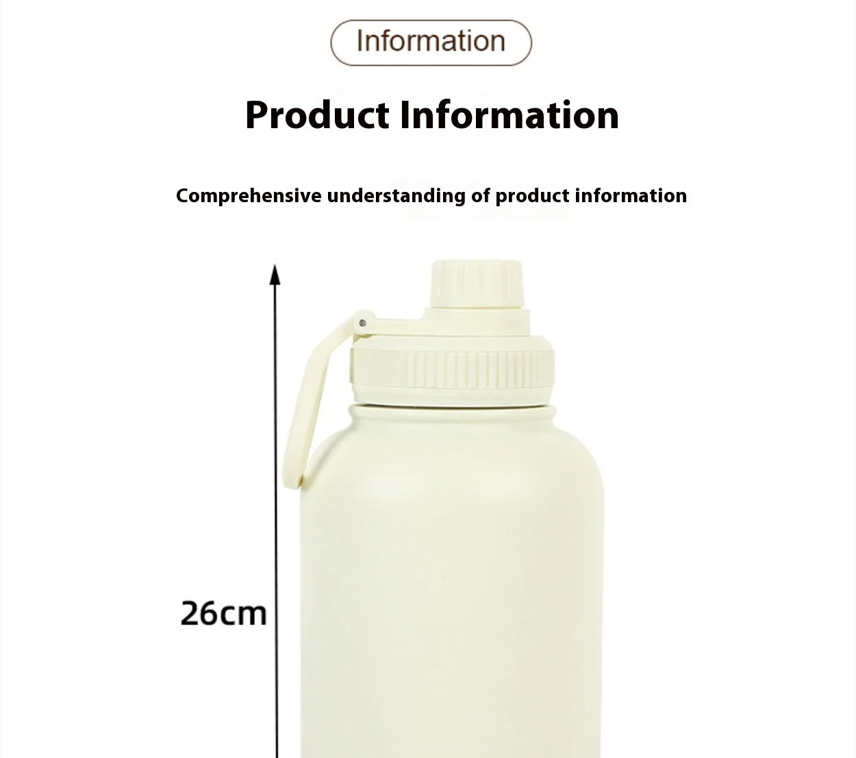 Custom logo 32 oz Double Wall Stainless Steel Insulated 3 in 1 Dog Pet Travel Water Bottle with Bowl