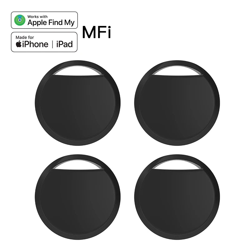 4pcs Mini Anti-lose Tracker For Apple Airtag Replacemen Via Find My Bluetooth GPS Tracker For Luggage Ios MFi Key Pet Car Finder
