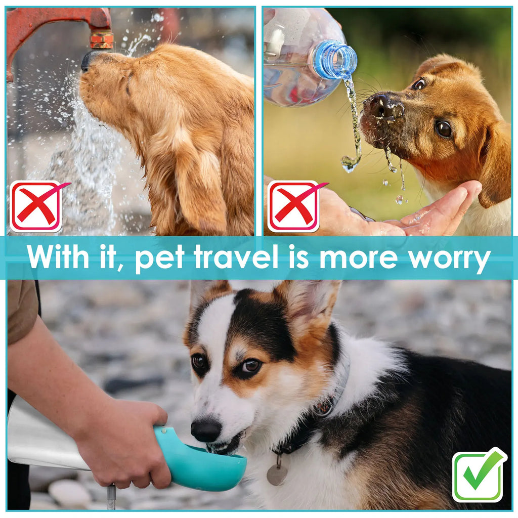 Dog Water Bottles Portable Pet Dogs Cats Water Dispenser Leak Proof Drinking Container Large Capacity Pet Water Supplies