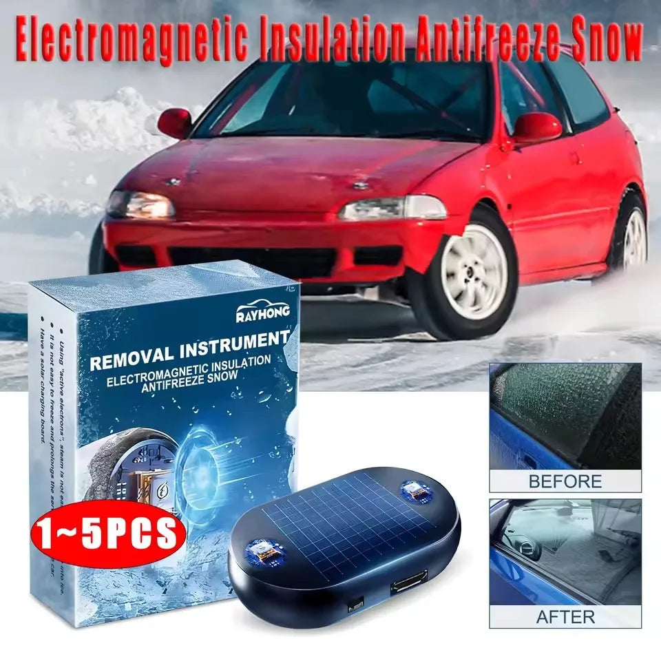Anti Frost Car, Car Interference Anti-Frost Device, Electromagnetic Molecular Interference Antifreeze Snow Removal Tool, Windscr