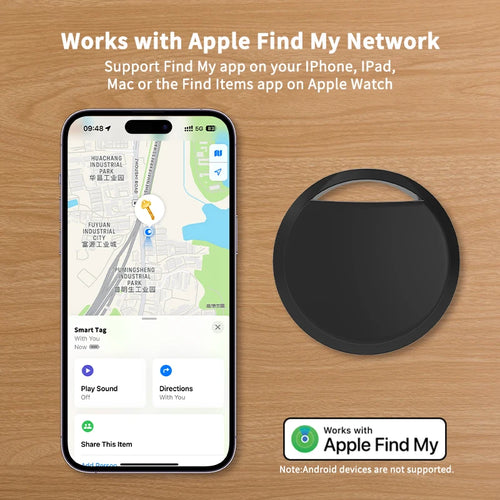 4pcs Mini Anti-lose Tracker For Apple Airtag Replacemen Via Find My Bluetooth GPS Tracker For Luggage Ios MFi Key Pet Car Finder
