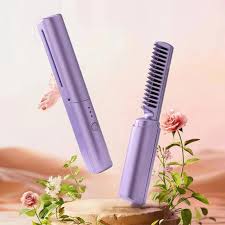 Rechargeable Hair Straightener Comb